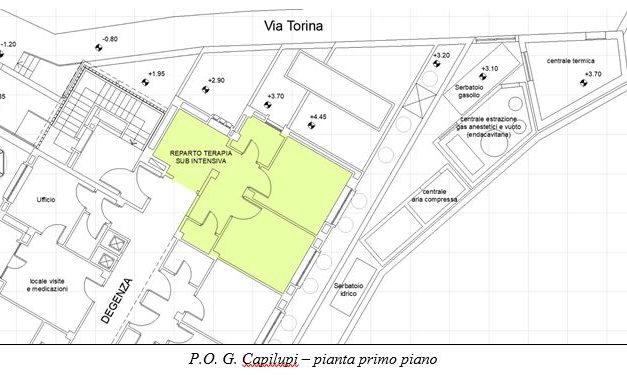 AL CAPILUPI POSTI PER IL COVID19 l’associazione Tecnici & Progettisti presenta un progetto per realizzare posti di terapia sub-intensiva per i pazienti isolani